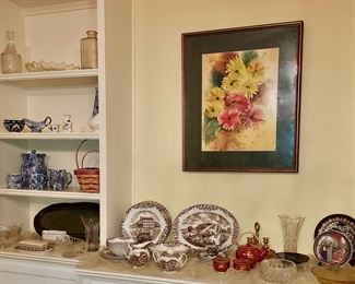 Laura Ashley "Chintzware", Johnson Bros. "Heritage Hall" Dinnerware