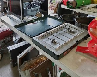 Camping Stove + Cast Iron