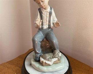 Lladro boy figurine.
