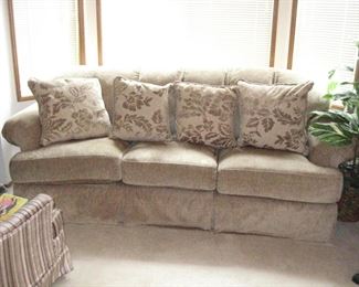 Living Room:  7 foot Couch