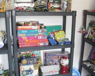 Upstairs 4th Bedroom Left: Games, 4 Fire Engines, Small GumBall Machine 