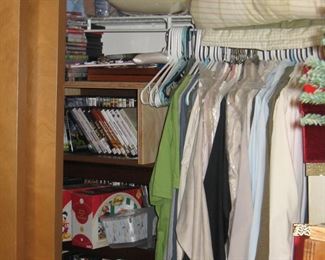 Upstairs 1st Bedroom Right:  Shirts and Stuff