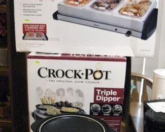 Kitchen:  Oster Warming Tray & Crock-Pot