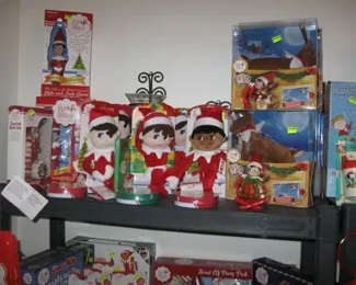 Dining Room:  Elf on a Shelf Stuff