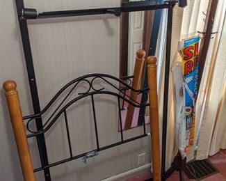 Twin bed (not pictured - mattress & box spring)