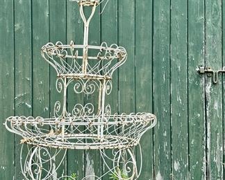 Vintage Tiered Plant Stand