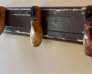 Antique Shoe Form Coat Rack