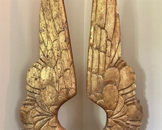 Gold Gilt Angel Wings