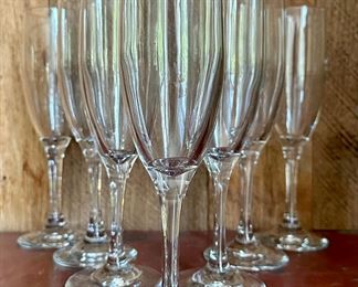 (7) Champagne Glasses