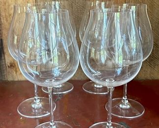 (6) Riedel Wine Glasses