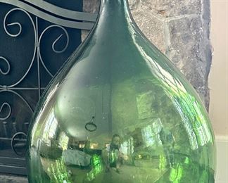 Oversized Green Bottle