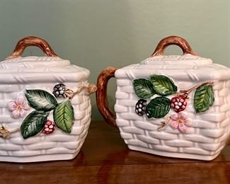 Berry Time by Shafford Creamer & Sugar Bowl