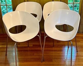 (4) Sintesi (Made in Italy) "Orbit Large" Chairs