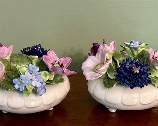 (2) Royal Doulton Flower Baskets