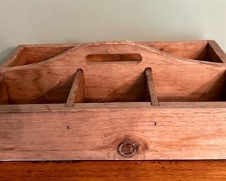 Vintage Wood Tool Caddy
