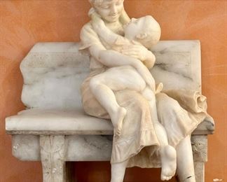 Marble Woman and Child