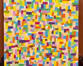 Abstract Oil on Canvas