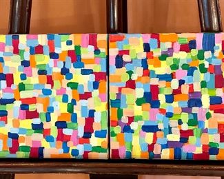 Abstracts, Oil on Board