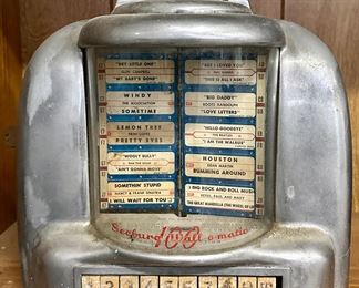 Seeburg Wall-O-Matic Jukebox Diner/Soda Shop Tune Selector