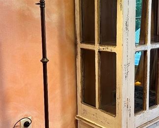 Floor Lamp with Stained Glass Shade