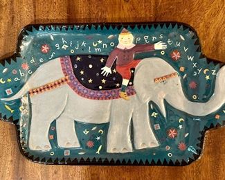 "Elephant" Wall Art, Signed Eisenhardt