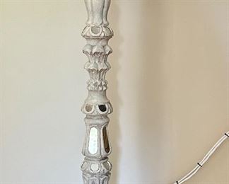 Floor Lamp with Mirror Accents