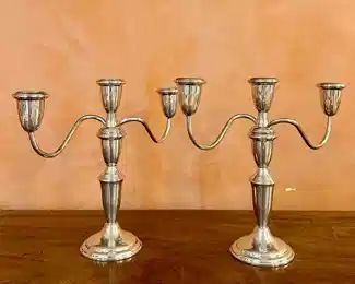 Shreve, Crump & Low Sterling Candlesticks