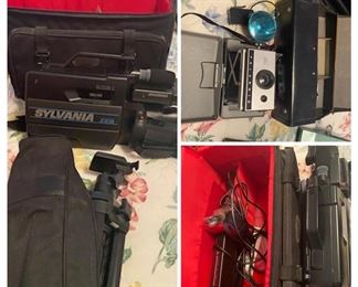 Video camera with Stan and Case $50 Polaroid camera $25