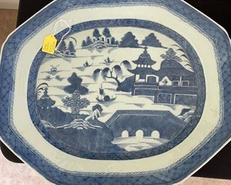 Antique canton platter