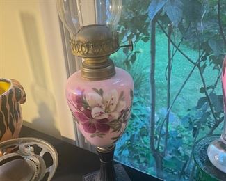Pink oil lamp