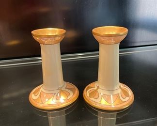 Gorgeous gold candlesticks