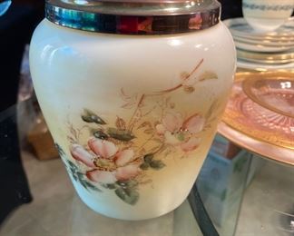 Antique biscuit jar