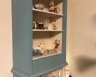 Old cabinet with two hidden compartments