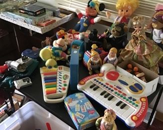 Vintage and newer toys