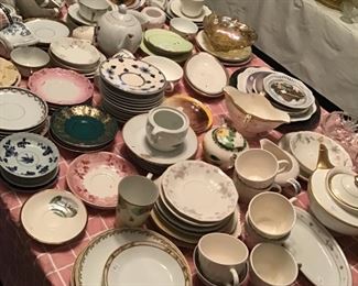 Teacups and saucers
