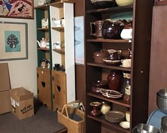 Brown ware, some sponge ware