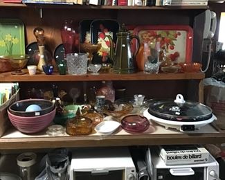 Cookbooks glass kitchen appliances