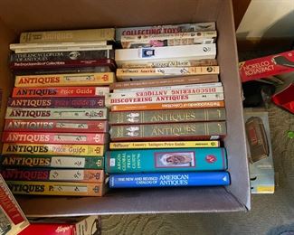 Lots of books, these are antique reference books