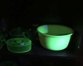 More uranium glass and more not photographed