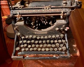 Antique Underwood typewriter