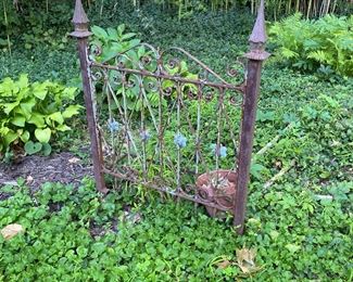 Antique metal gate salvage.