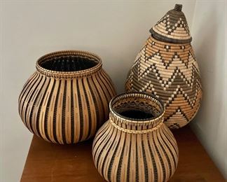 Woven baskets 