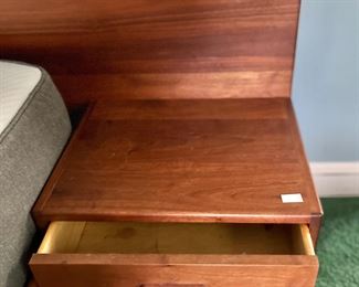 Night stands either side and drawers under bed 