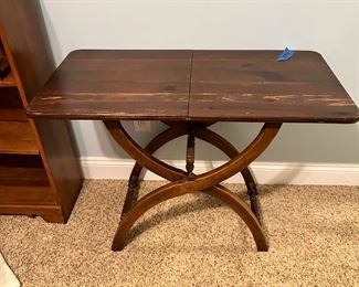 folding base side table