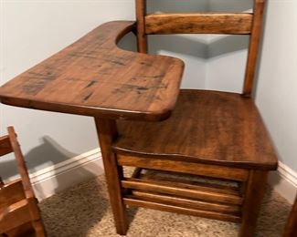 vintage school desk