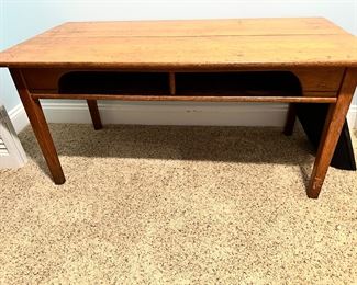 vintage school table/desk