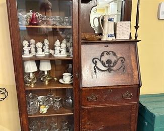 antique oak side by side