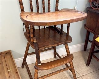 vintage high chair