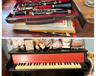 3 pianos in the house and one clarinet 