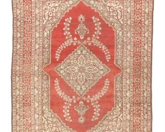 Antique Persian Tabriz 
Size is 
4 by 5.10 feet 